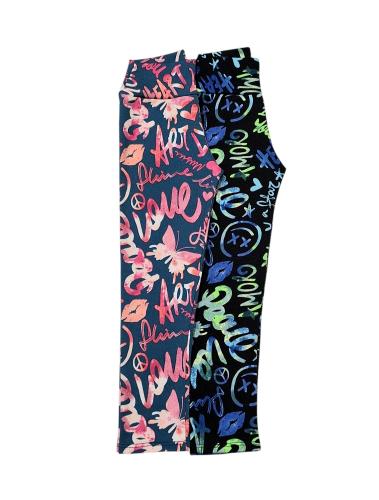 Calza de Retro Frizado Estampada Nena