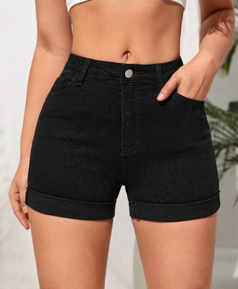 Short Negro Elastizado - Imagen 2
