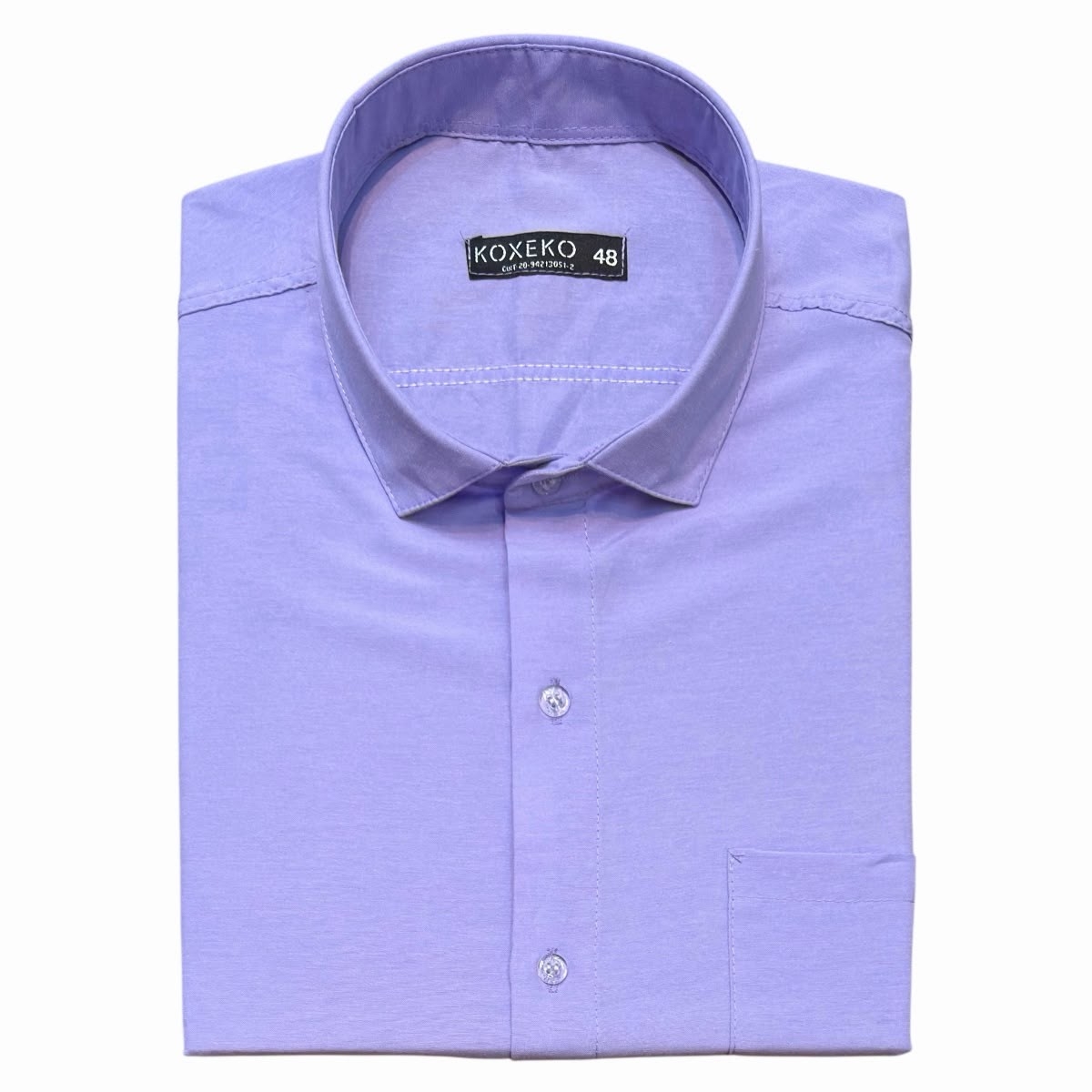 Camisa Liso Rígido Tallas Especiales - Imagen 4