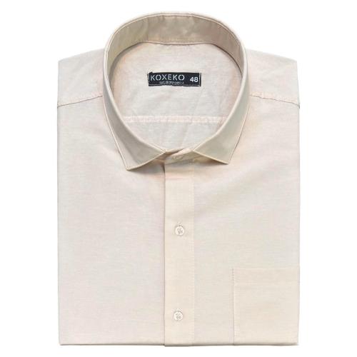 Camisa Liso Rígido Tallas Especiales - Miniatura 5