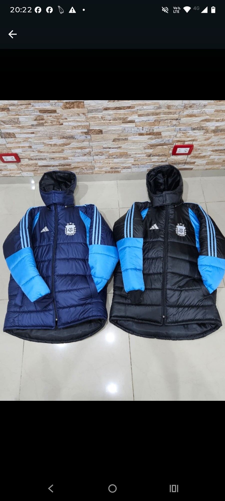 Camperón Impermeable Niños Afa Argentina - Imagen 1