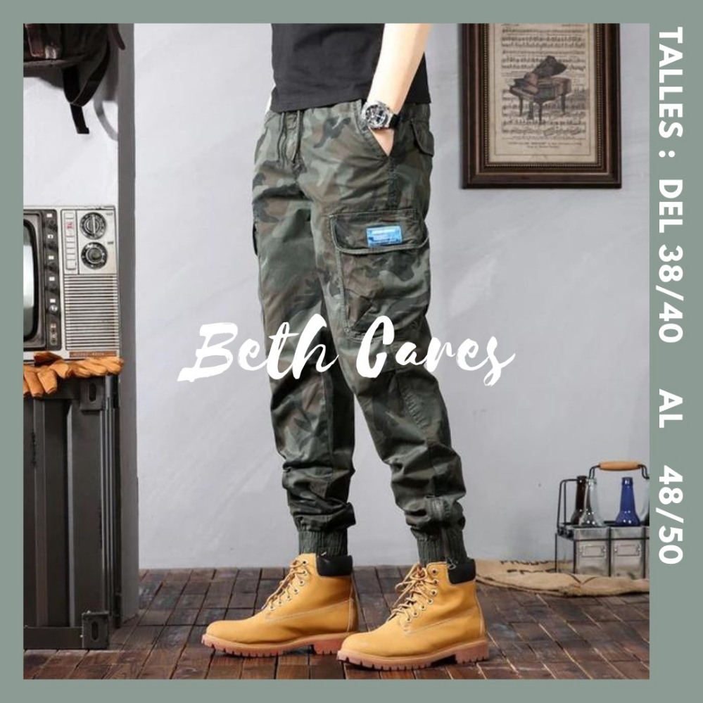 Camuflado- Pantalon Cargo - Imagen 2