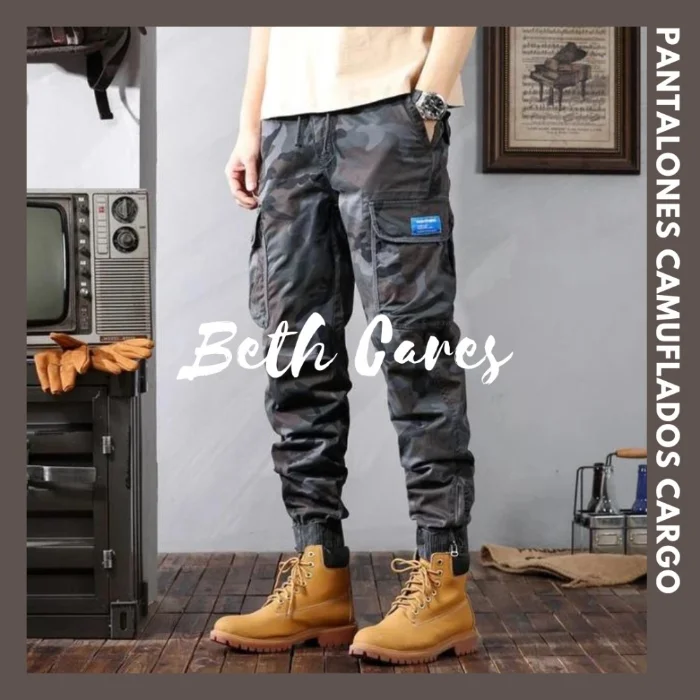 Camuflado- Pantalon Cargo