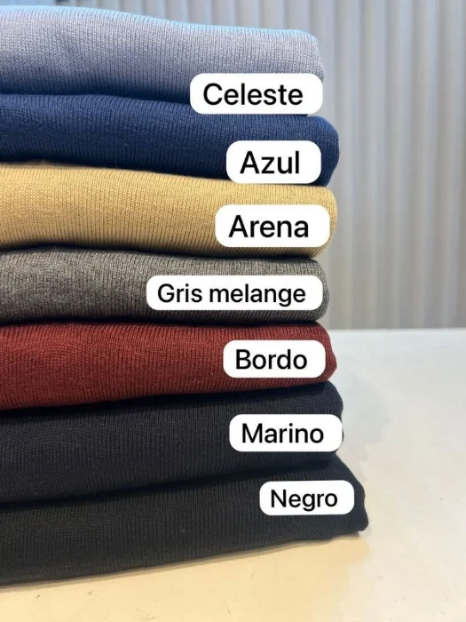 Cuello V Clasico Adulto Nueva Temporada Sueter Basico