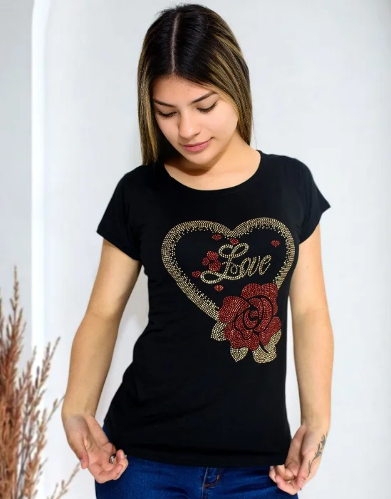 Remeras con Brillo