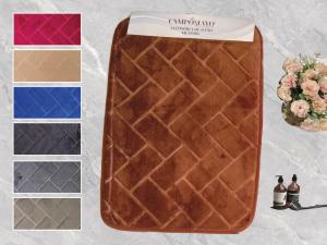 Alfombra  C/antideslizante Rectangular 60x40 Bricks