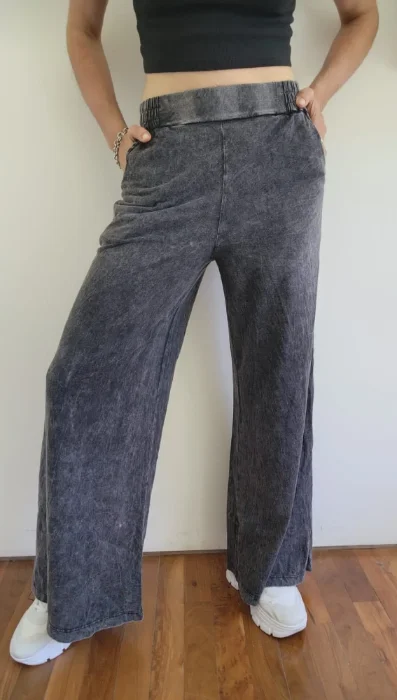 Pantalon Palazzo Algodon Nevado