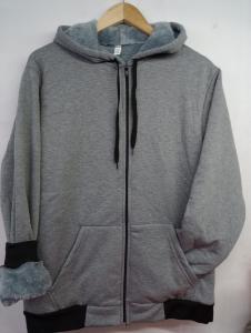 Campera Friza con Piel