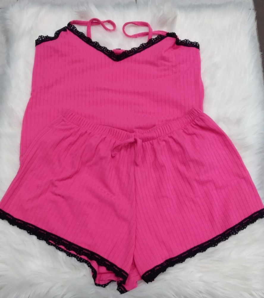 Pijamas de Morley Musculosa y Short Largo  del Talle 1 al 7 - Imagen 3