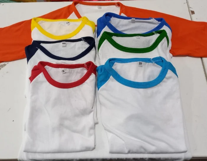 Remeras Ranglan/ Niños/ Sublimables