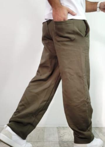 Pantalón Bagui Algodón Frizado