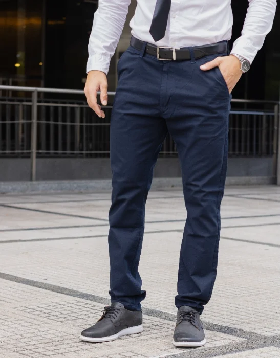 Pantalon Chino Azul