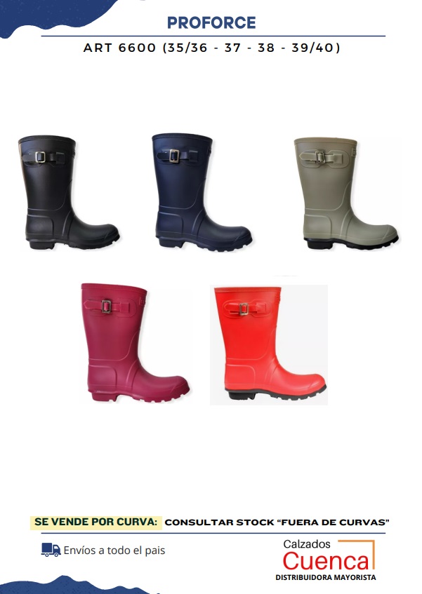 Bota de Lluvia para Dama Proforce Art. 6600 - 6600.jpg
