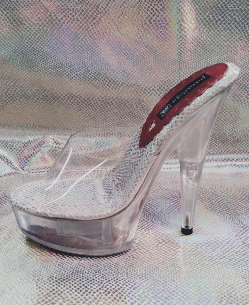 Sandalias con Base Acrilica. Se Hace por Pedido Personalizada - Imagen 2