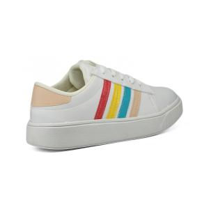 Zapatilla Cuero Tiras Turquesa (art 590) - Miniatura 6