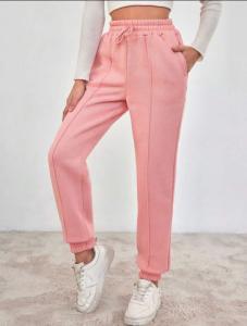 Pantalones con Pinza de Dama Liso
