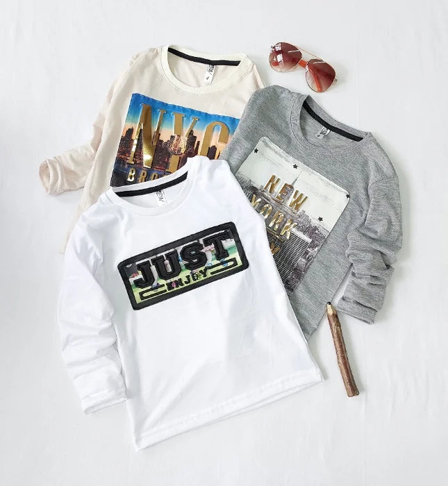 Camisetas Aplique Niño