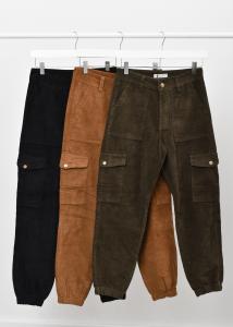 9205 Pantalon Corderoy Cargo Colores - Miniatura 3