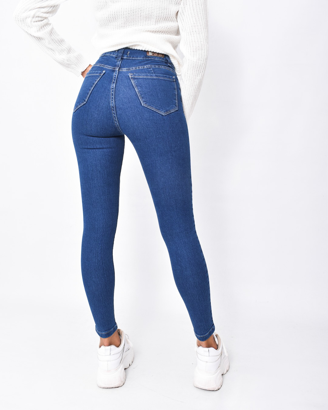 9004 Pantalon Jean Chupin Azul Clásico - 9004.3.JPG