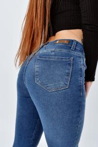 9008 Pantalon Jean Chupin Azul Stone Localizado - Miniatura 2