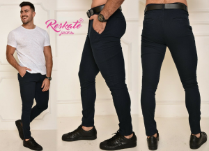 Pantalones Bolsillo Chino Hombre