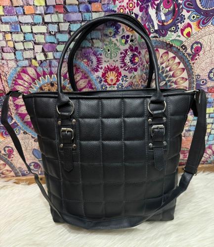 Bolso Morral Grande de Cuero Ecológico
