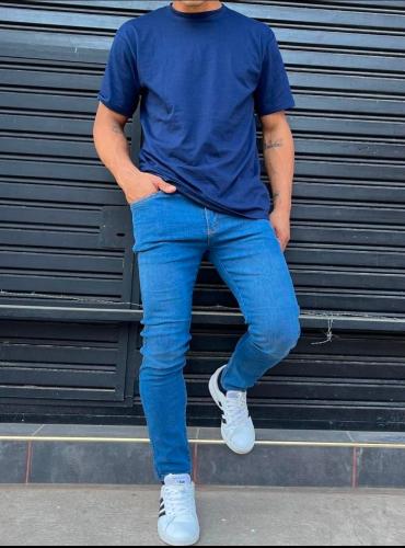 Jeans Semi Chupin Elastizado