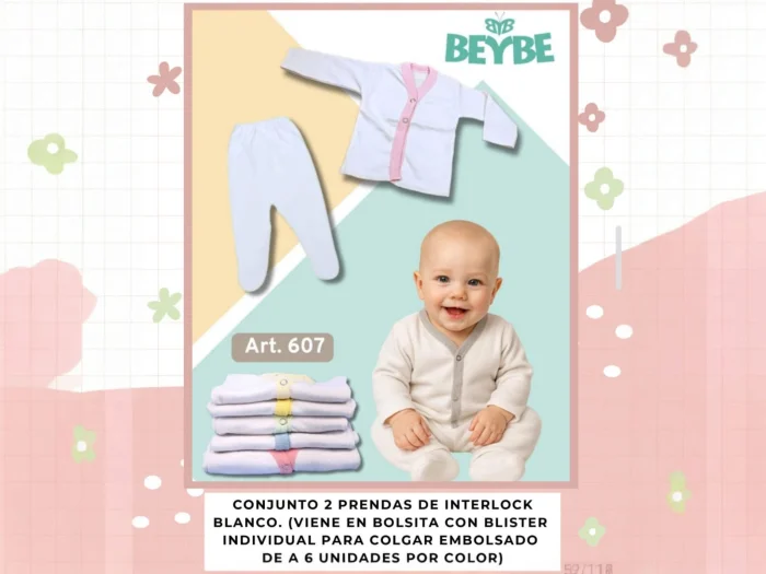 Set Batita y Medio Osito Art.(607)
