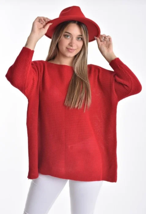 Maxi Sweater (cuello Bote)