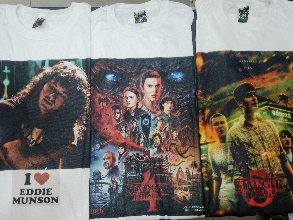 Stranger Things Remeras Unisex X Mayor - Imagen 3