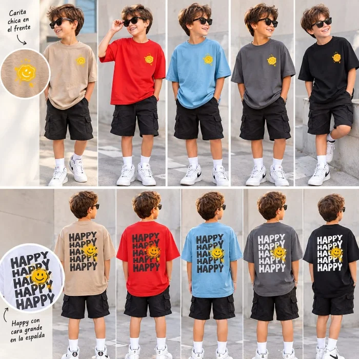 Remera Carita Oversize