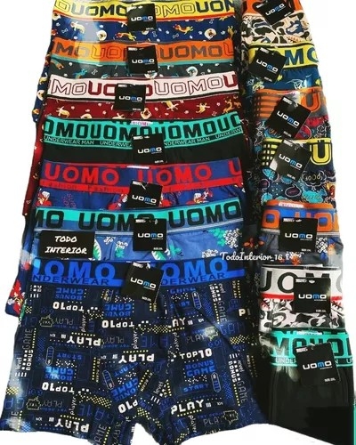 Boxer Uomo Adulto Docena Surtido de Talles - Imagen 2