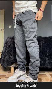 Pantalón Recto Frizado Bolsillo con Cierre - Miniatura 3