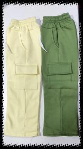 Pantalon Wide Friza  Cargo de Nena - Miniatura 4