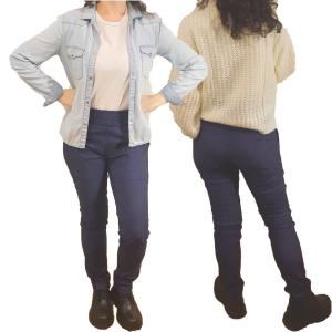 Pantalón Simil Jean Elastizado Recto - Miniatura 2