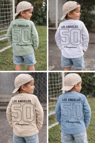 Remera Bebe Doble Estampa