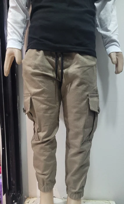 Jogger Cargo de Gabardina Elastizada