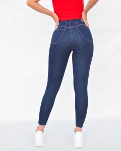 9013 Pantalon Jean Chupin Azul Marino - Miniatura 2
