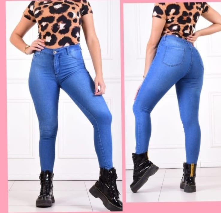 Jeans Elastizados Dama Lisos - Imagen 2