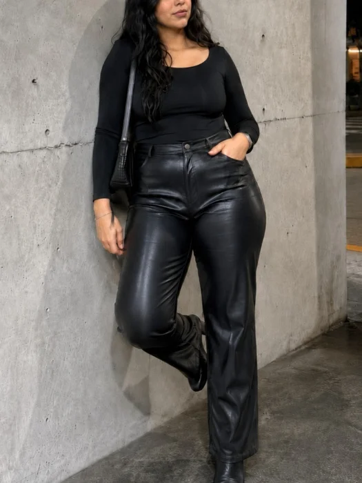 Wide Leg Cuerina