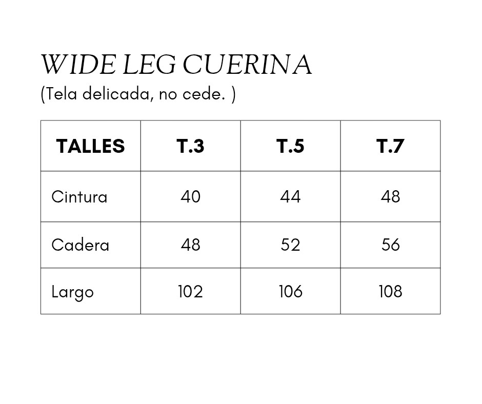 Wide Leg Cuerina - Imagen 4