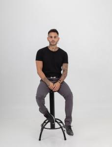 Gabardina Semi Chupin Gris Topo - Miniatura 2