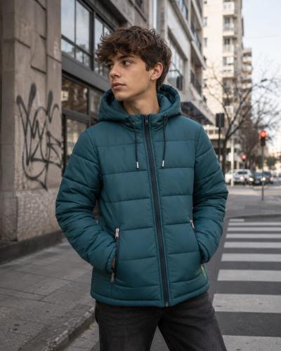 Campera con Guata Verde