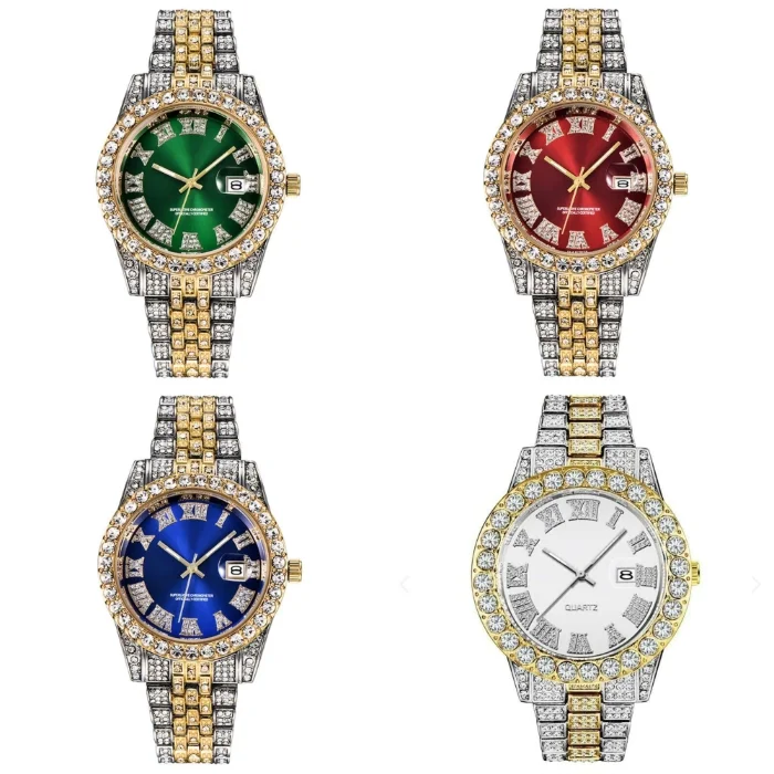 Rlx - Iced Out Watches  Mix