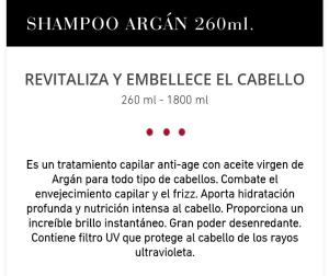 Argán Shampoo Ó Acondicionador Fidelite X 260 Ml C/u - Miniatura 3