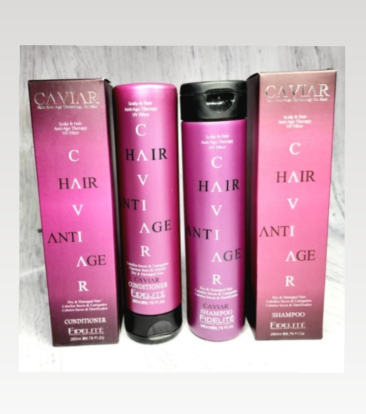 Caviar Shampoo Ó Acondicionador Cabellos Secos y Castigados X 260ml - Imagen 4