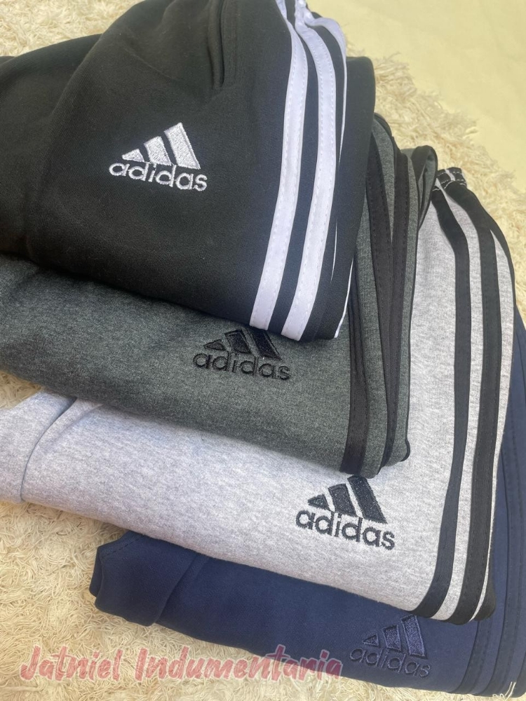 Pantalón Frizado Adids Hombre sin Puño - Imagen 2