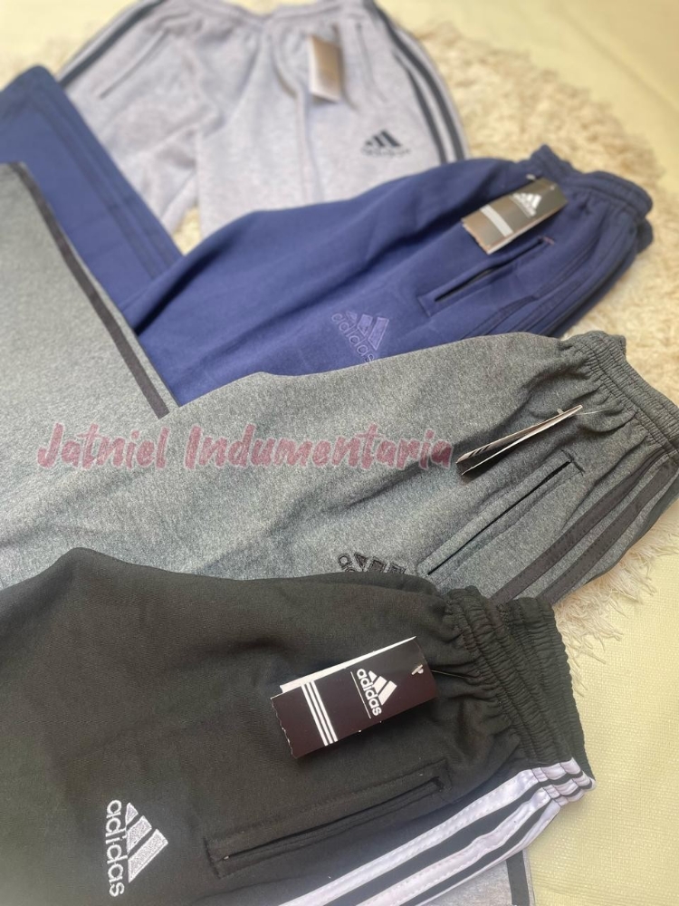 Pantalón Frizado Adids Hombre sin Puño - Imagen 4