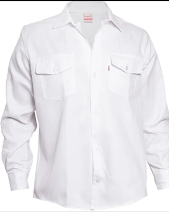Camisa de Trabajo Color Blanco Calidad