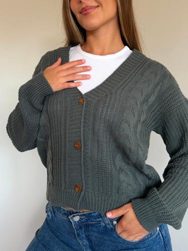 Cardigan Trenzado Candy (acrílico)